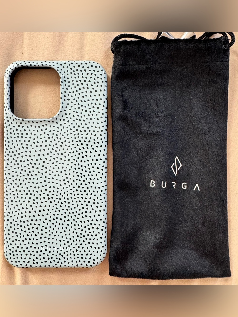 Burga Mint Green Spot iPhone Case